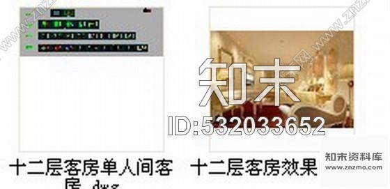 施工图广东酒店欧式客房单人间装修CAD施工图含效果cad施工图下载【ID:532033652】