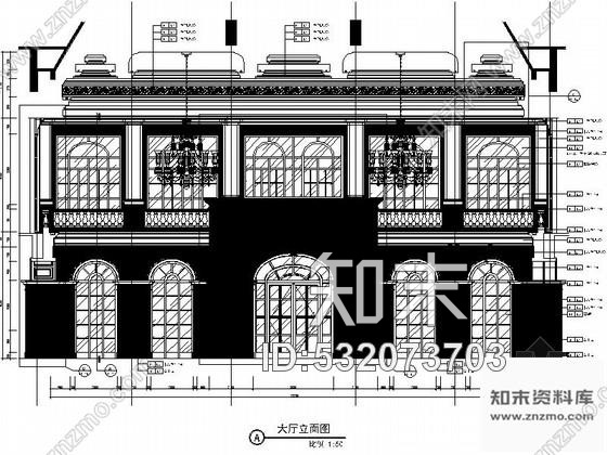 施工图湖北某欧陆风格时尚售楼处室内装修施工图含效果cad施工图下载【ID:532073703】