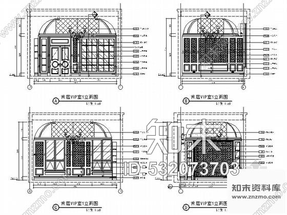 施工图湖北某欧陆风格时尚售楼处室内装修施工图含效果cad施工图下载【ID:532073703】