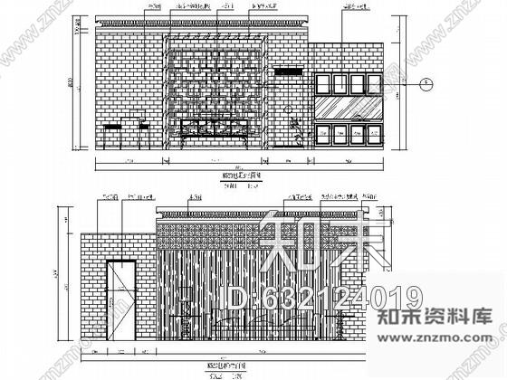 施工图北京高档中式会所KTV包间装修图cad施工图下载【ID:632124019】