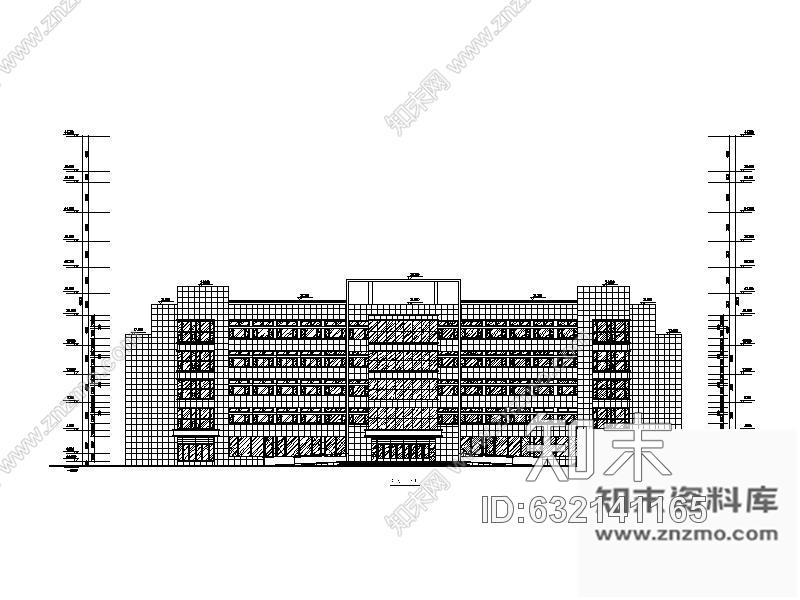 施工图简洁式某中医院室内装修图cad施工图下载【ID:632141165】