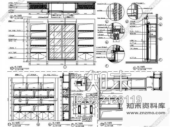 施工图嘉兴现代文化剧院室内设计装修图施工图下载【ID:632138119】