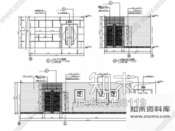 施工图嘉兴现代文化剧院室内设计装修图施工图下载【ID:632138119】