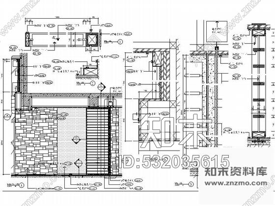 施工图浙江度假酒店大堂室内装修CAD施工图含效果cad施工图下载【ID:532035615】