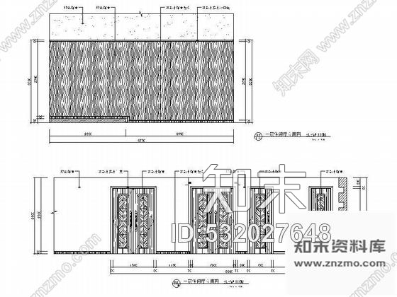 施工图江苏历史文化名城高档现代风格星级宾馆装修施工图含效果施工图下载【ID:532027648】