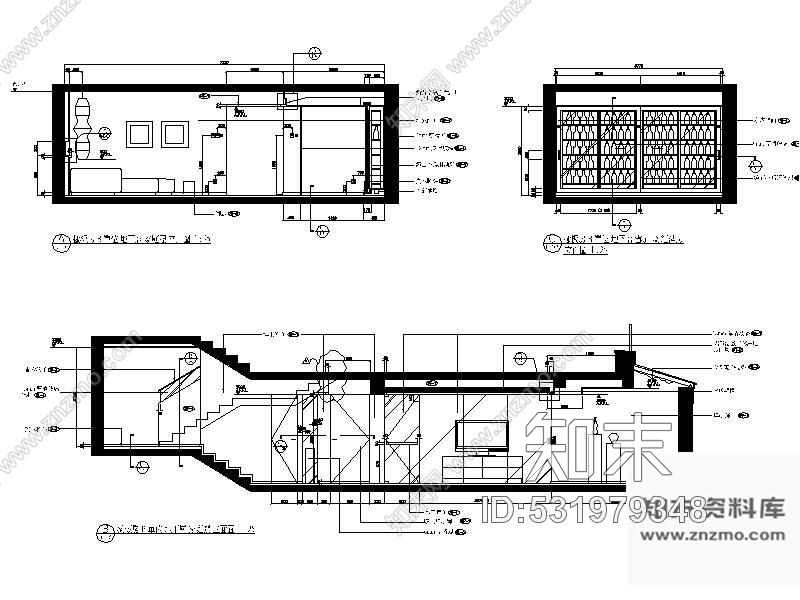 施工图上海西郊别墅样板房施工图cad施工图下载【ID:531979348】