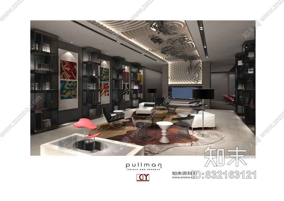 上海铂尔曼酒店公共区域客房区域全套施工图含效果图cad施工图下载【ID:832163121】