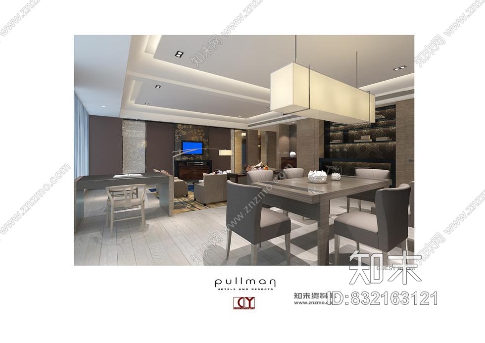 上海铂尔曼酒店公共区域客房区域全套施工图含效果图cad施工图下载【ID:832163121】