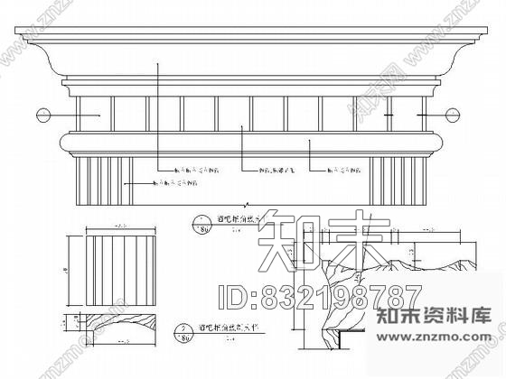 图块/节点欧式酒吧柜详图cad施工图下载【ID:832198787】