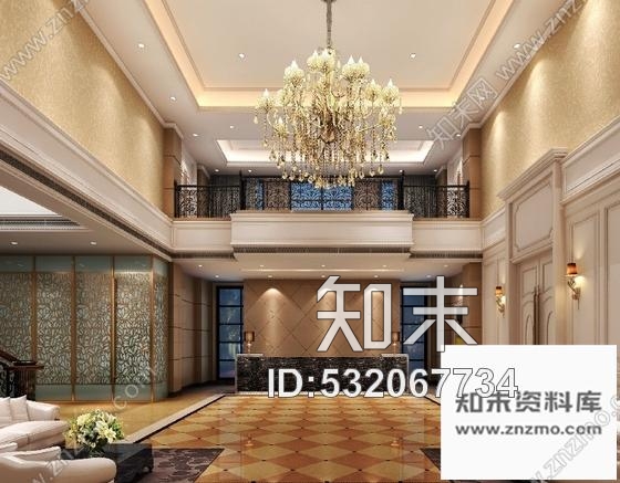 施工图广东欧式风格样板房售楼处室内装修CAD施工图含效果cad施工图下载【ID:532067734】