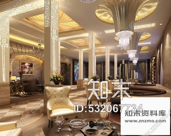 施工图广东欧式风格样板房售楼处室内装修CAD施工图含效果cad施工图下载【ID:532067734】