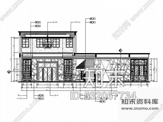 施工图广东欧式风格样板房售楼处室内装修CAD施工图含效果cad施工图下载【ID:532067734】