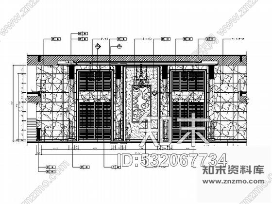 施工图广东欧式风格样板房售楼处室内装修CAD施工图含效果cad施工图下载【ID:532067734】