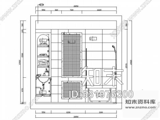 施工图河北优雅现代风格两层联排别墅施工图含效果图cad施工图下载【ID:531976300】