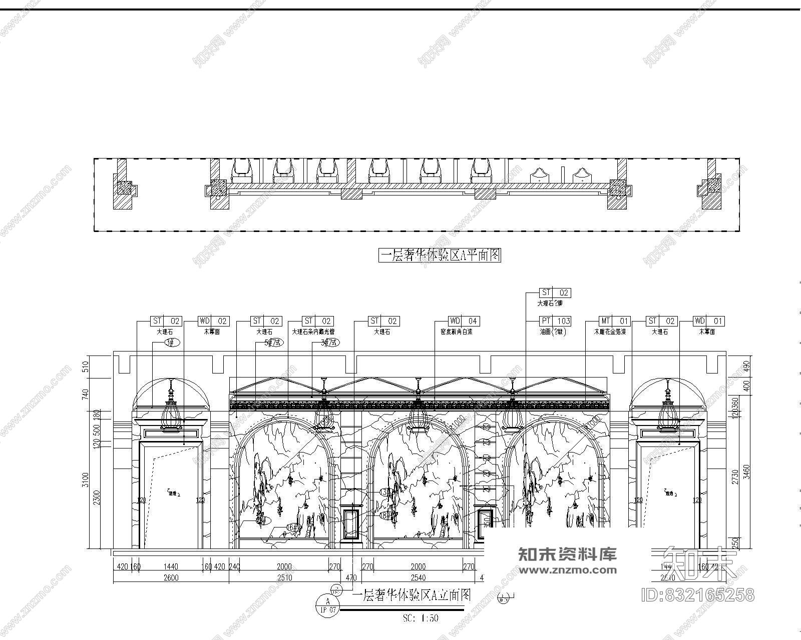 十二橡树庄园售楼处欧式奢华施工图加效果图cad施工图下载【ID:832165258】