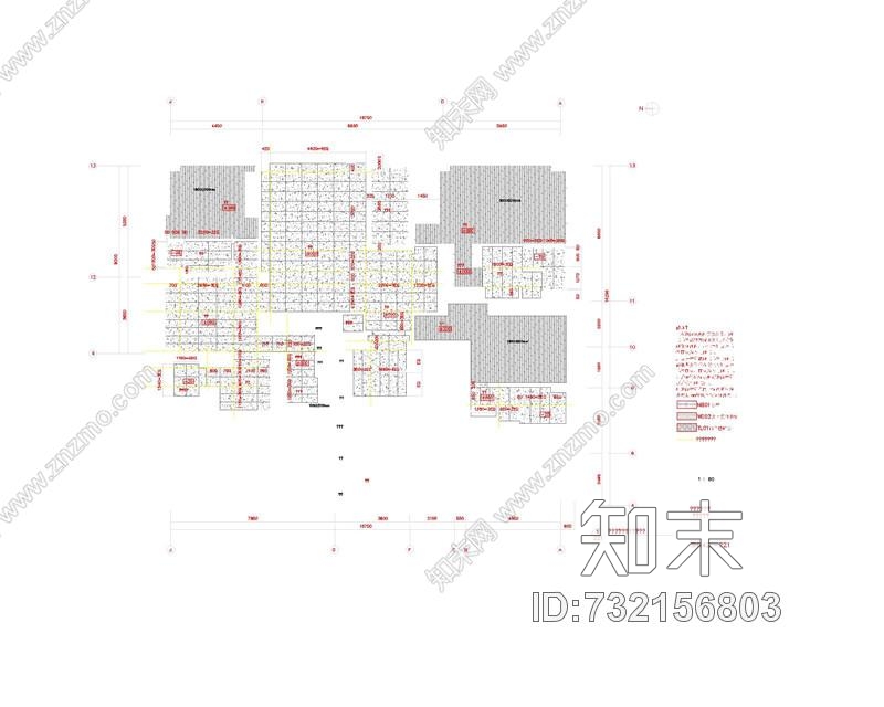 李玮珉-北京中赫万柳书院C2标准层样板房|CAD施工图+效果图施工图下载【ID:732156803】