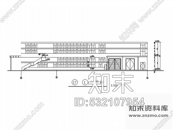 施工图精品现代东风标致汽车展厅设计施工图含效果模型cad施工图下载【ID:532107954】