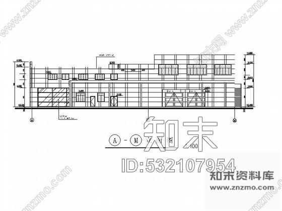 施工图精品现代东风标致汽车展厅设计施工图含效果模型cad施工图下载【ID:532107954】