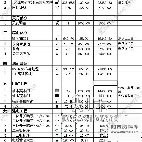 施工图广州某数据资源有限公司方案图含效果cad施工图下载【ID:532100890】