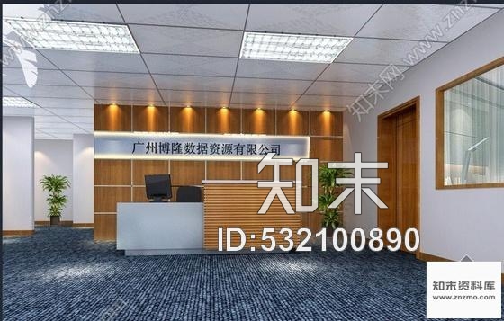 施工图广州某数据资源有限公司方案图含效果cad施工图下载【ID:532100890】