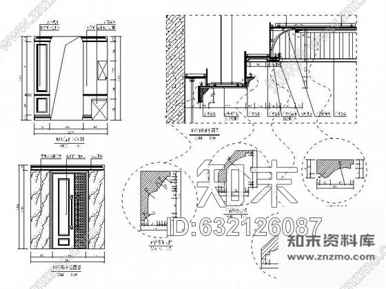 施工图北京国际高档KTV包厢室内设计施工图cad施工图下载【ID:632126087】