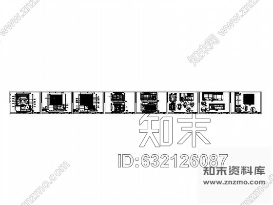 施工图北京国际高档KTV包厢室内设计施工图cad施工图下载【ID:632126087】