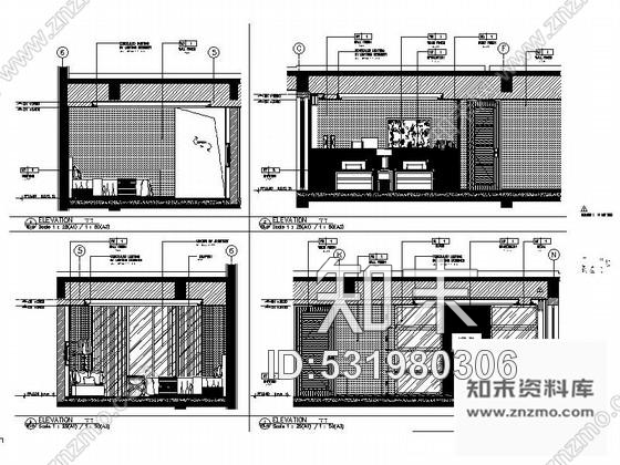 施工图西安旅游度假区花园式洋房四种风格两层别墅室内装修施工图含方案施工图下载【ID:531980306】