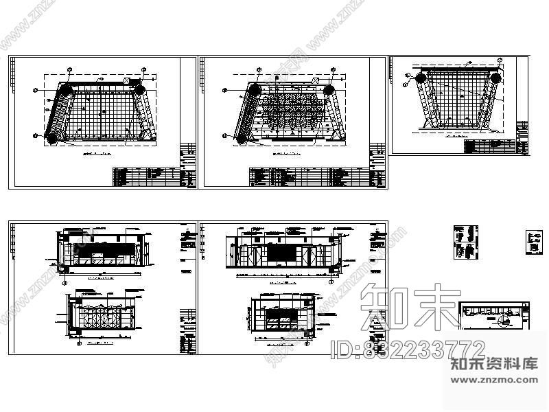 图块/节点会议室详图cad施工图下载【ID:832233772】