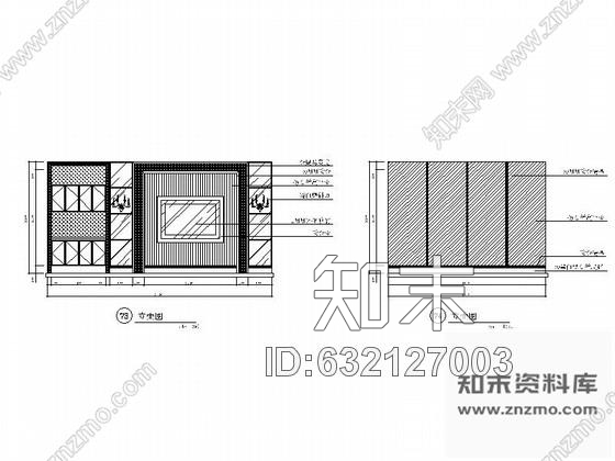 施工图某欧式娱乐会所包房13装修图cad施工图下载【ID:632127003】