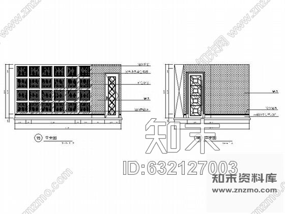 施工图某欧式娱乐会所包房13装修图cad施工图下载【ID:632127003】