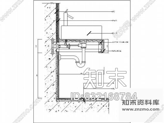 图块/节点洗手池详图cad施工图下载【ID:832168784】