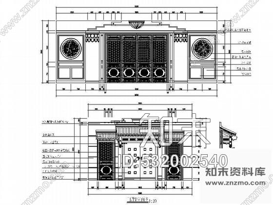 施工图全聚德烤鸭店室内装修图cad施工图下载【ID:532002540】