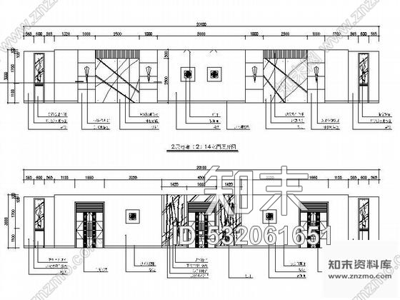 施工图某酒店走廊装饰图cad施工图下载【ID:532061651】