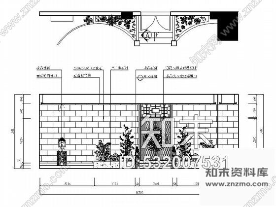 施工图重庆某中式名品茶楼室内装修施工图含效果cad施工图下载【ID:532007531】