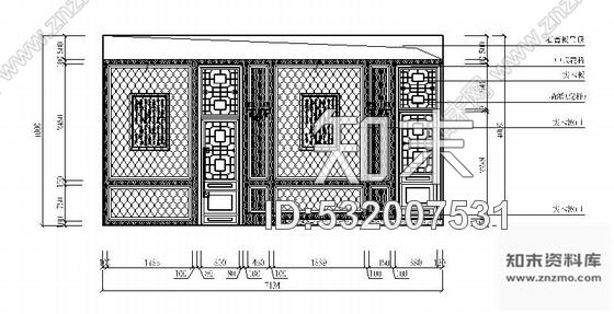 施工图重庆某中式名品茶楼室内装修施工图含效果cad施工图下载【ID:532007531】