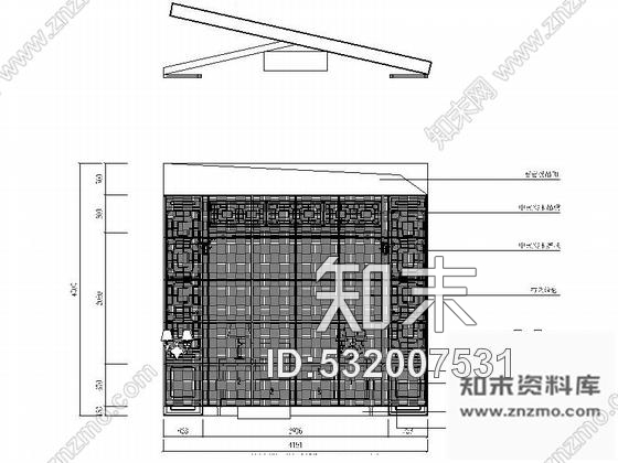 施工图重庆某中式名品茶楼室内装修施工图含效果cad施工图下载【ID:532007531】