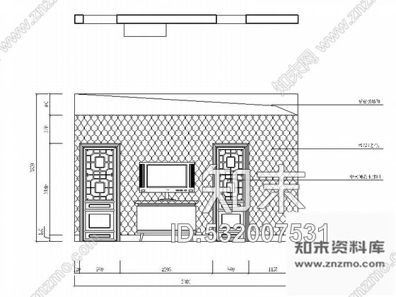 施工图重庆某中式名品茶楼室内装修施工图含效果cad施工图下载【ID:532007531】