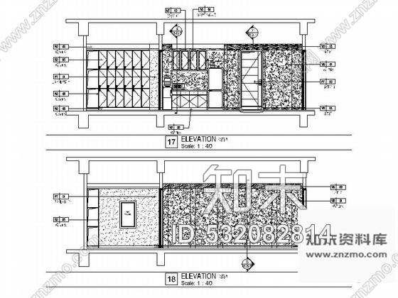 施工图四川建筑工程公司时尚现代办公室精装修室内设计施工图含效果施工图下载【ID:532082814】