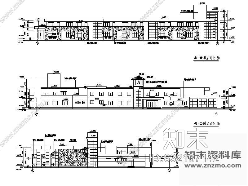 施工图苏州某幼儿园室内装饰图含效果施工图下载【ID:632137142】