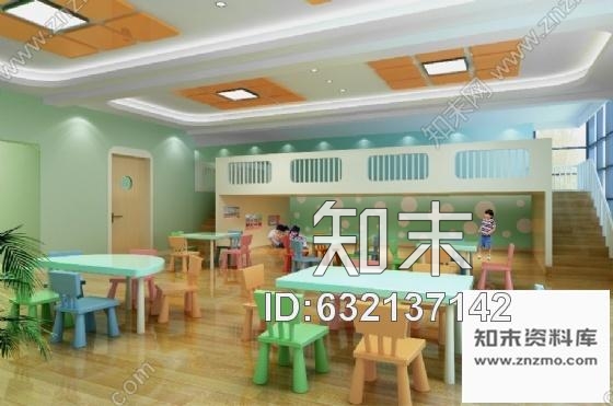 施工图苏州某幼儿园室内装饰图含效果施工图下载【ID:632137142】