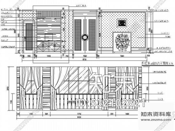 施工图宾馆多功能厅装修图cad施工图下载【ID:532102821】