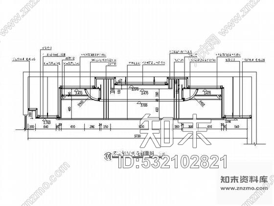 施工图宾馆多功能厅装修图cad施工图下载【ID:532102821】