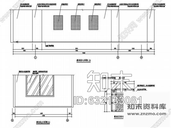 施工图北京1300平健身俱乐部装修CAD施工图cad施工图下载【ID:632133081】