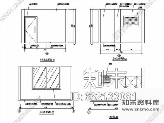 施工图北京1300平健身俱乐部装修CAD施工图cad施工图下载【ID:632133081】