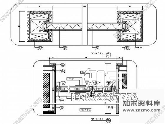 图块/节点酒店客房部各门详图cad施工图下载【ID:832207753】