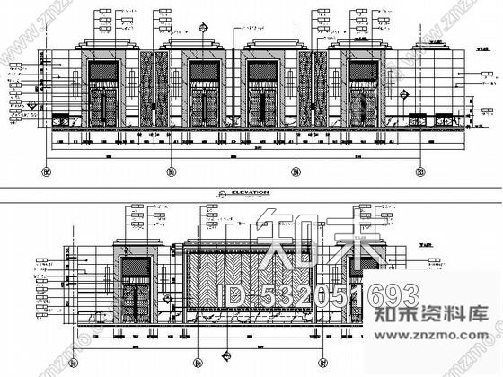 施工图安徽国际酒店多功能宴会厅装修图含效果施工图下载【ID:532051693】