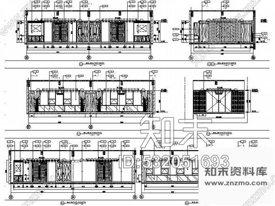 施工图安徽国际酒店多功能宴会厅装修图含效果施工图下载【ID:532051693】