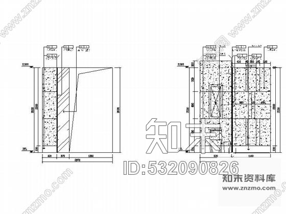 施工图辽宁国企办公楼标准层单人房装修施工图施工图下载【ID:532090826】