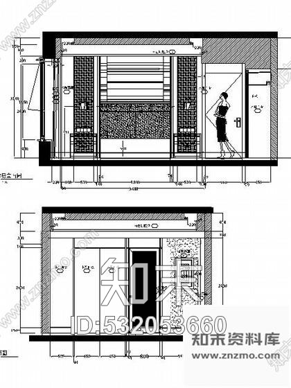 施工图上海某酒店多套客房装修图cad施工图下载【ID:532053660】