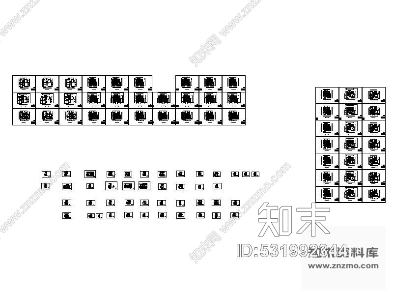 施工图现代二层别墅设计图cad施工图下载【ID:531992344】